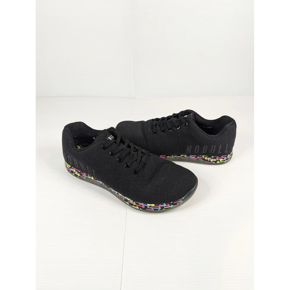 Nobull Training Shoes Men's 11.5 Women's 13 Black Multicolor United in Movement